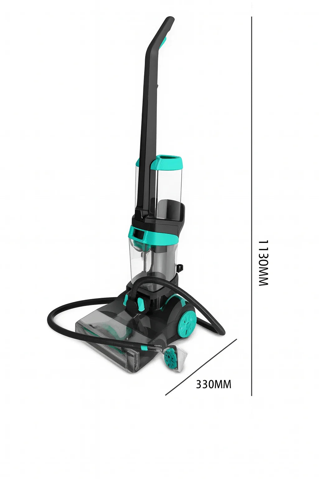 Aparat de Curățat Covoare HALEY HY-3916, 3600W, Rezervor Dublu, Încălzire Apă, Uscare Rapidă, 7.2 kg, 2.1L / 1.6L Capacitate